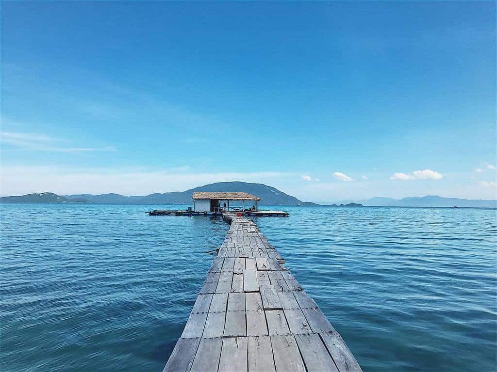 Cầu gỗ điệp sơn
