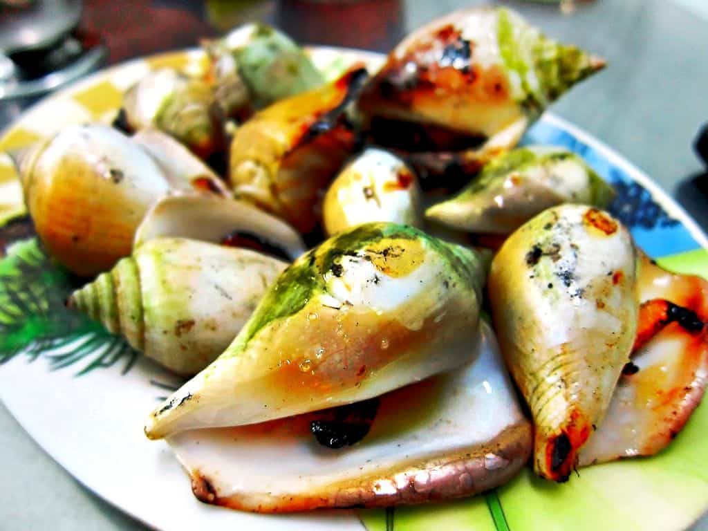 Sò Điệp Nướng mở hành